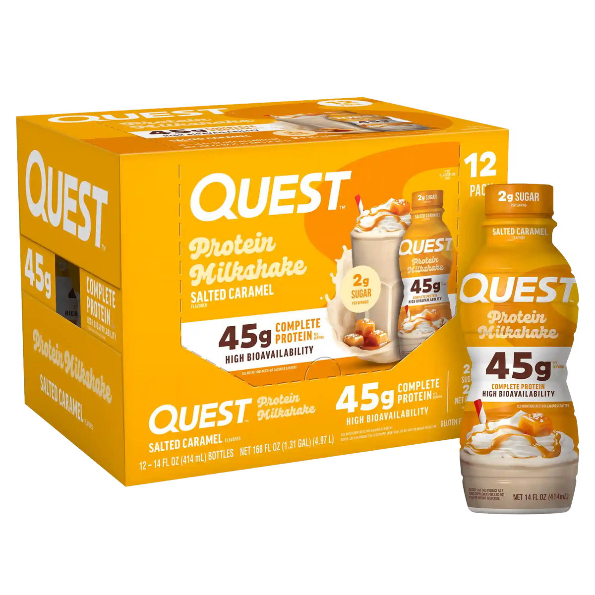 Quest Salted Caramel Protein Milkshake