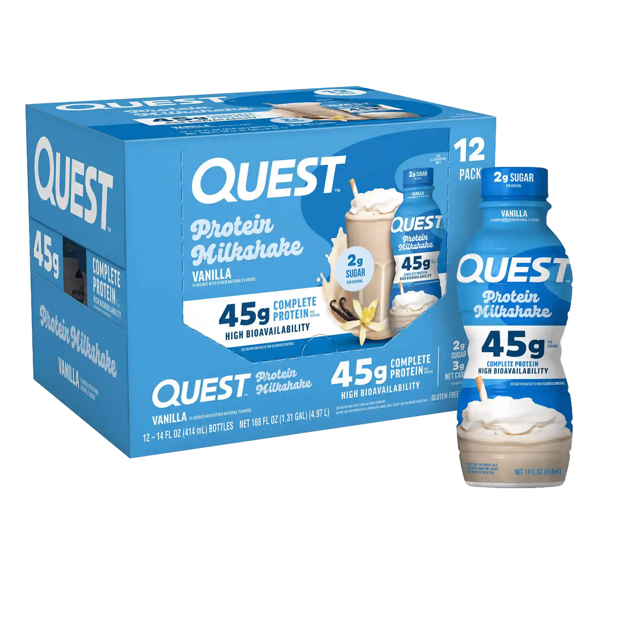 Vanilla 45g Protein Milkshake