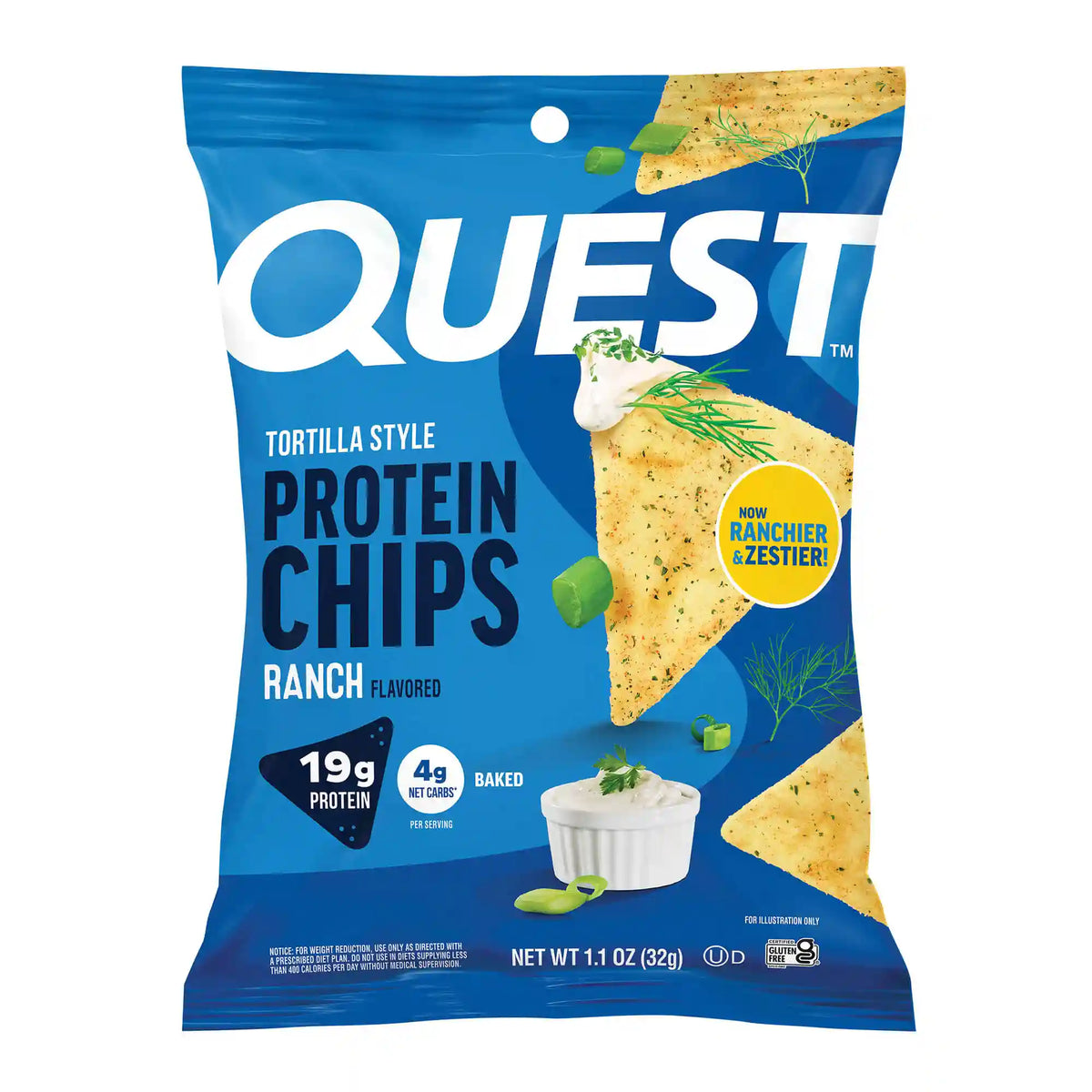 Ranch Tortilla Style Protein Chips