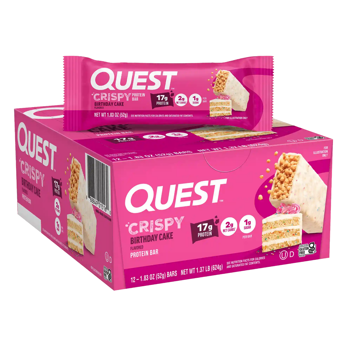 Birthday Cake Crispy Hero Bars