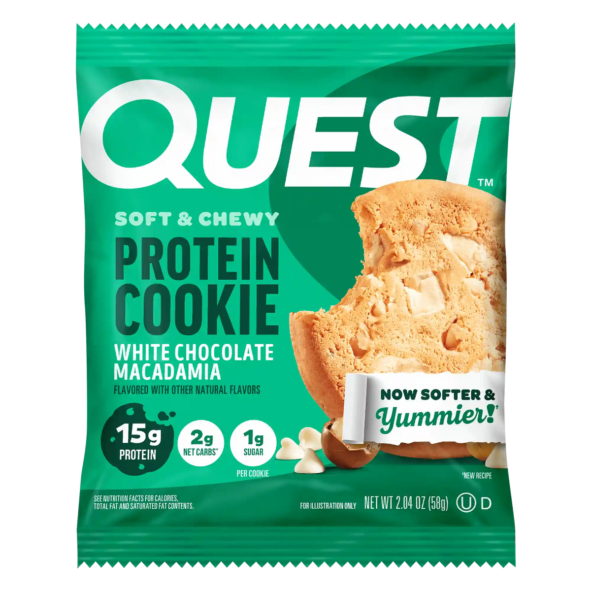 White Chocolate Macadamia Protein Cookies