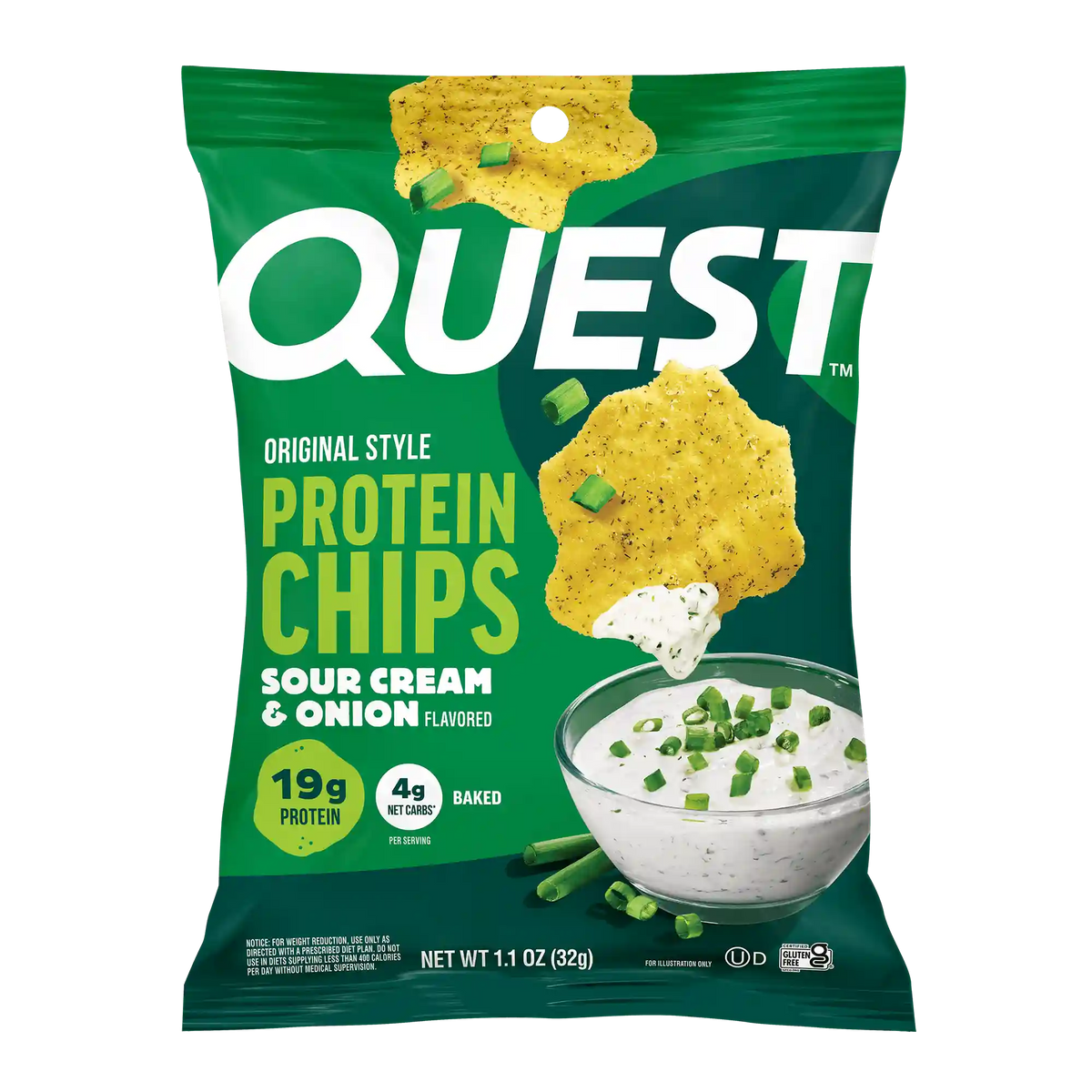 Sour Cream & Onion Original Style Protein Chips