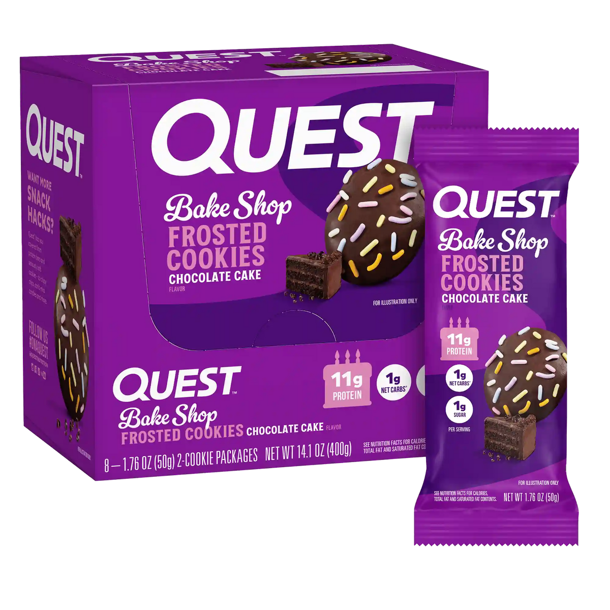 Frosted Cookies Chocolate Cake Twin Pack