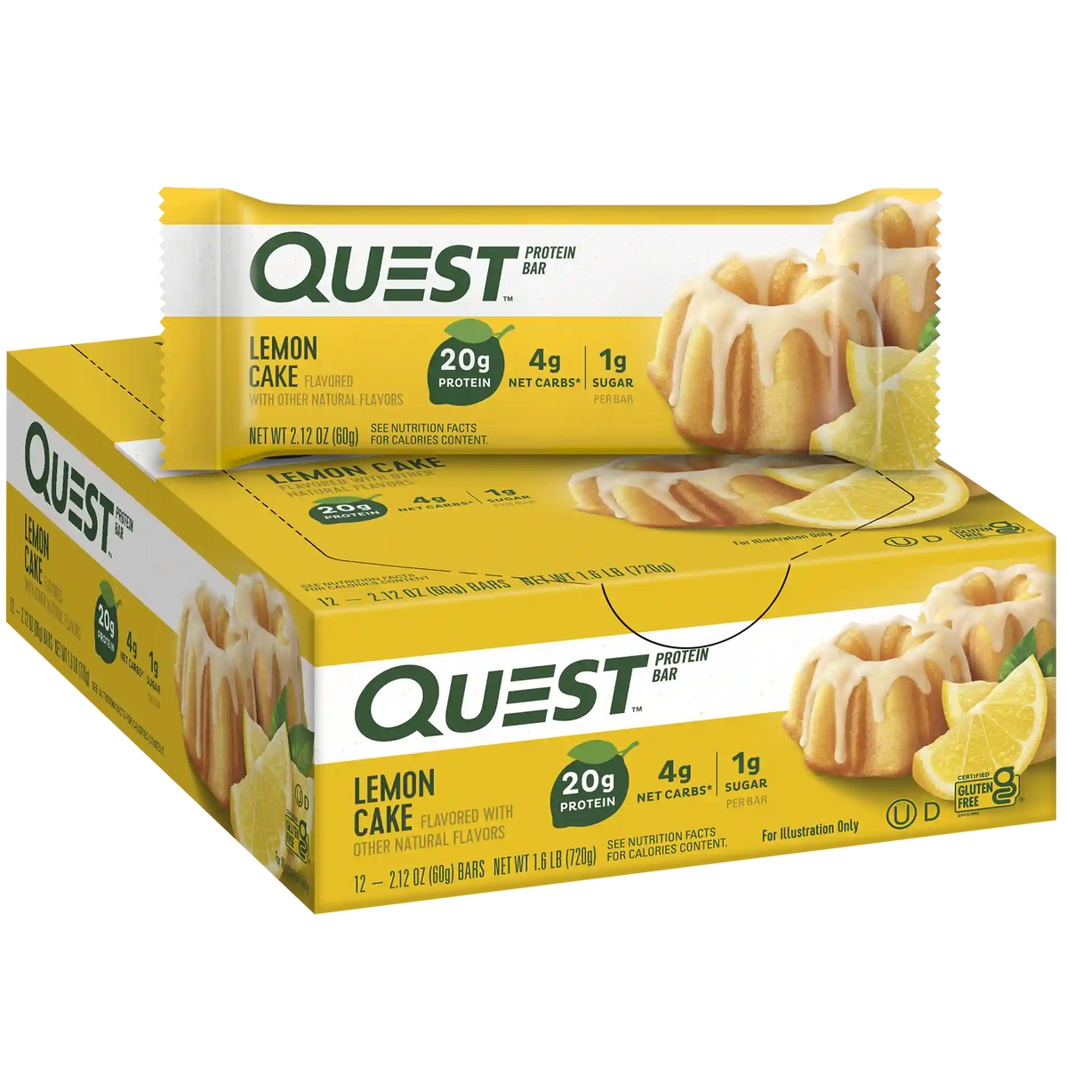 Lemon Cake Protein Bars